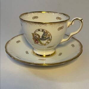 Royal Stafford Rebekah Bone China Teacup & Saucer Set England Quiet Luxury
